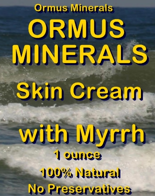 Ormus Minerals -Ormus Rich Minerals Skin Cream with MYRRH